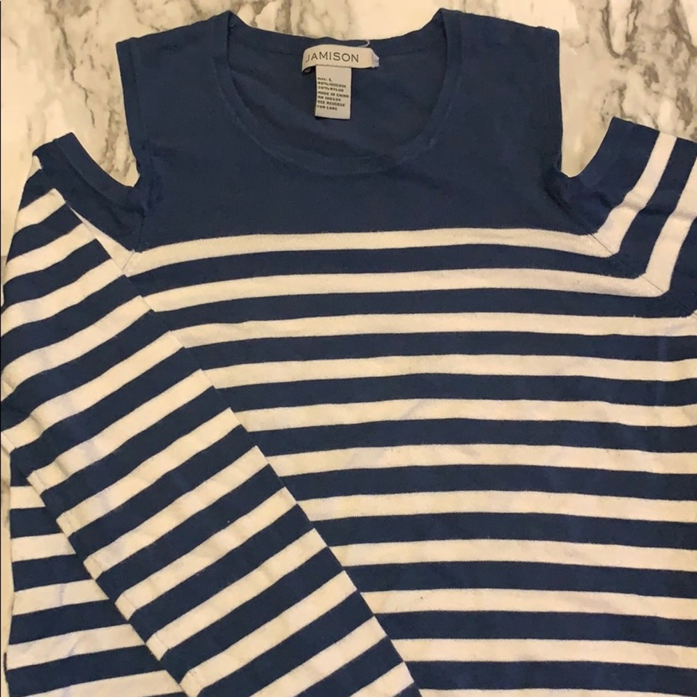 Cold Shoulder Long Sleeve Shirt